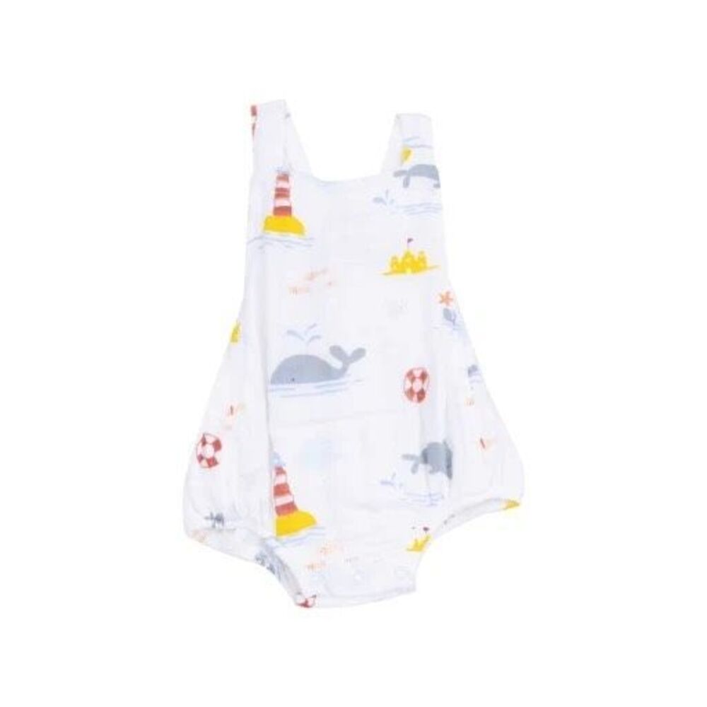 Angel Dear Baby Unisex Take Me To The Sea Retro Sunsuit Whale Lighthouse 3-6M